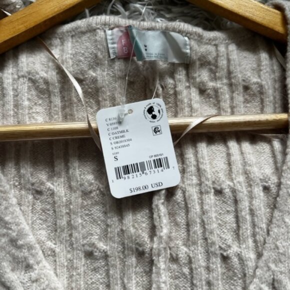 FREE PEOPLE Madsen Midi Dress / Oatmilk NWT - (S) - Picture 6 of 7